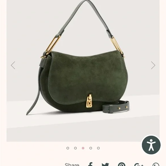 Coccinelle Suede + Leather 2 Way Bag - Picture 14 of 16